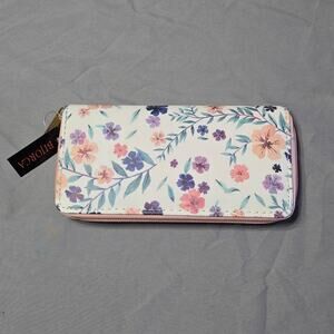 Bijorca Floral Zip-Around Continental Wallet